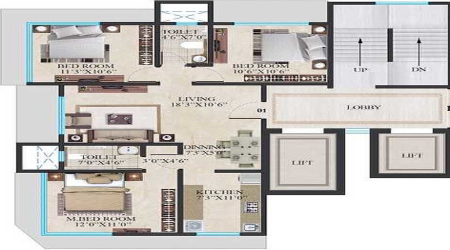 Crescent Imperia Floor Plan