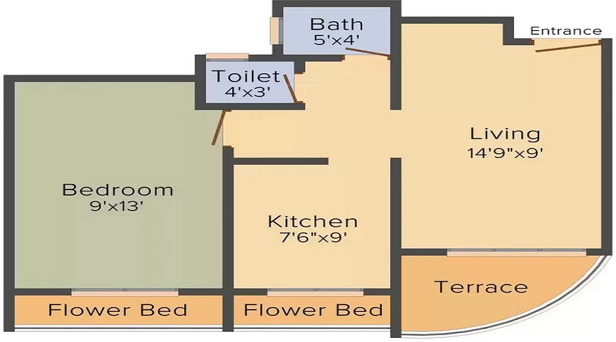 M S Chaudhari Chaudhari Sai Leela Galaxy Floor Plan