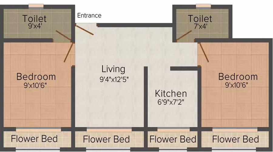 Jupiter Suman Apartment Floor Plan