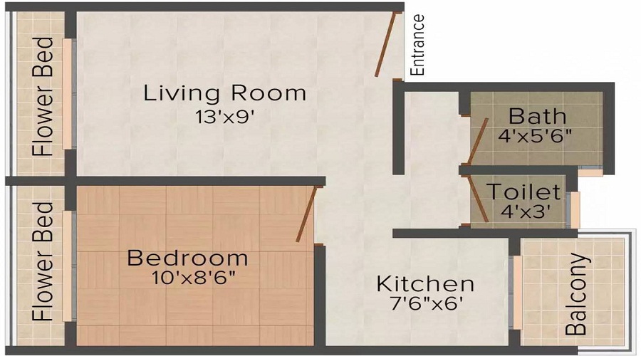 Global Construction Mumbai Metro View Floor Plan