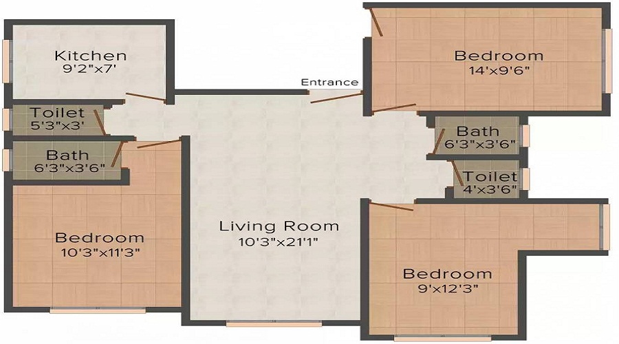 Ambika Bholanath Chogle Residency Floor Plan