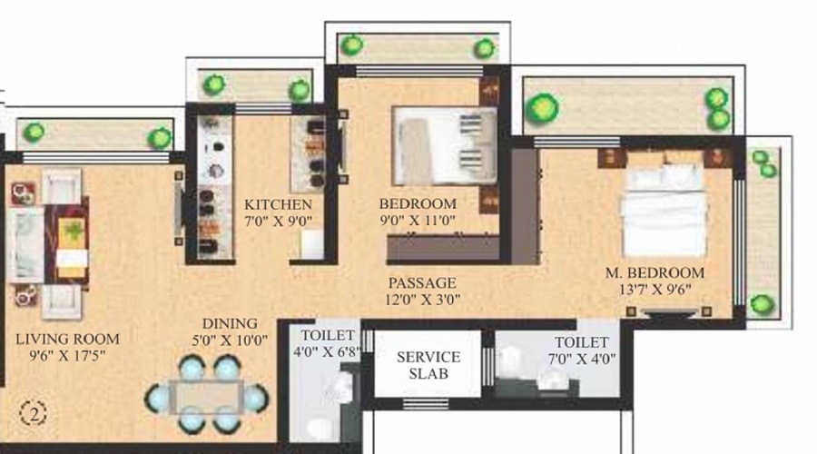 Neminath Avenue Floor Plan