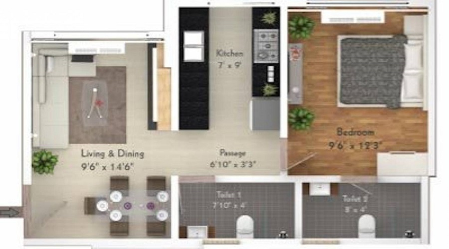 Right Aabiel Avenue Floor Plan