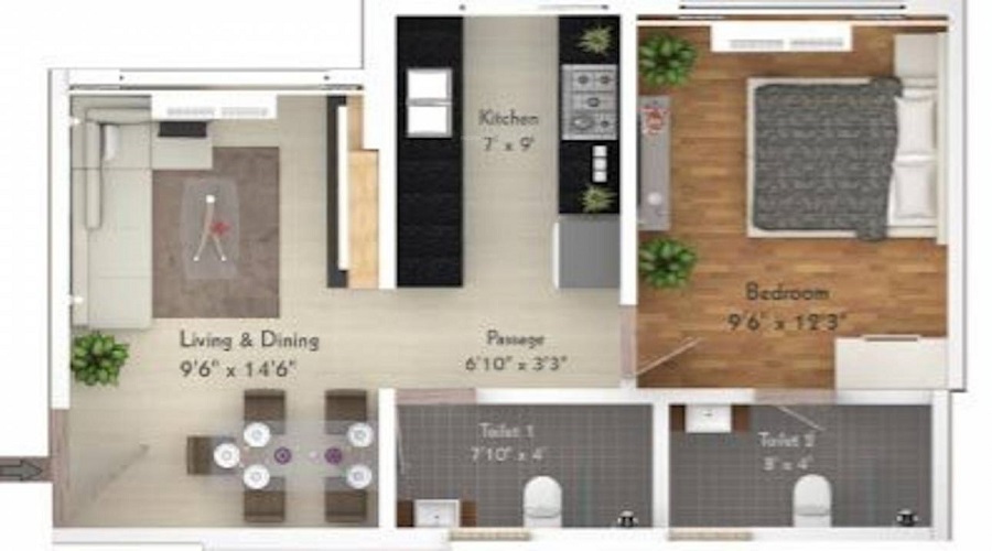 Right Aabiel Avenue Floor Plan