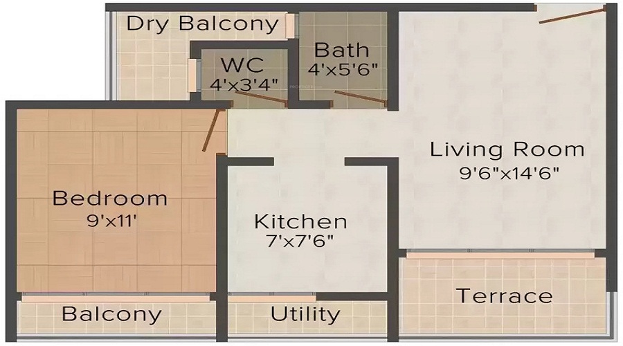 Bhairaav Housing GoldCrest Residency Floor Plan