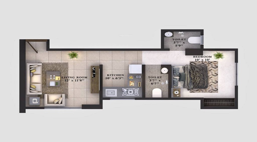 Puneet Prime Phase 2 Floor 3 To Floor 16 Floor Plan