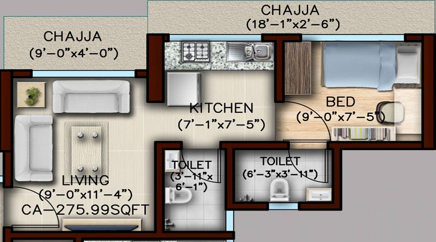 Padmavati Towers Floor Plan