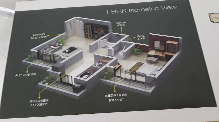 Parekh Deepali Residency Floor Plan
