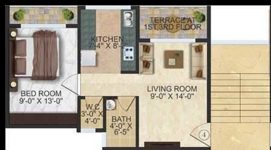 HDG Hill View Floor Plan