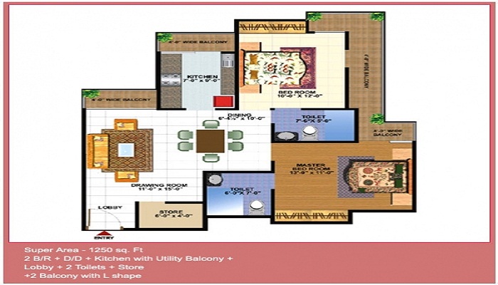 DSR Krishna Royale Floor Plan