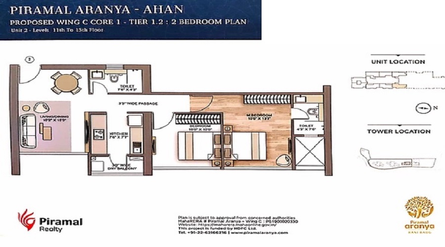Piramal Aranya Ahan Floor Plan