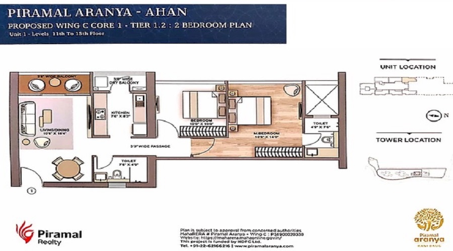 Piramal Aranya Ahan Floor Plan