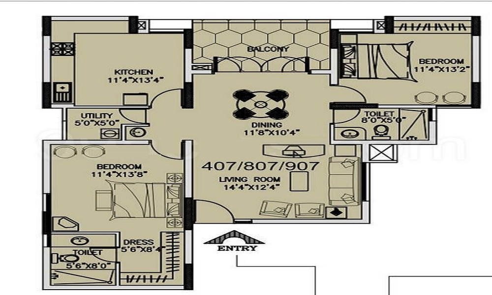 Duo Associates Duo Rhythm Floor Plan