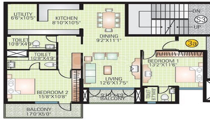 Duo Associates Duo Symphony Floor Plan