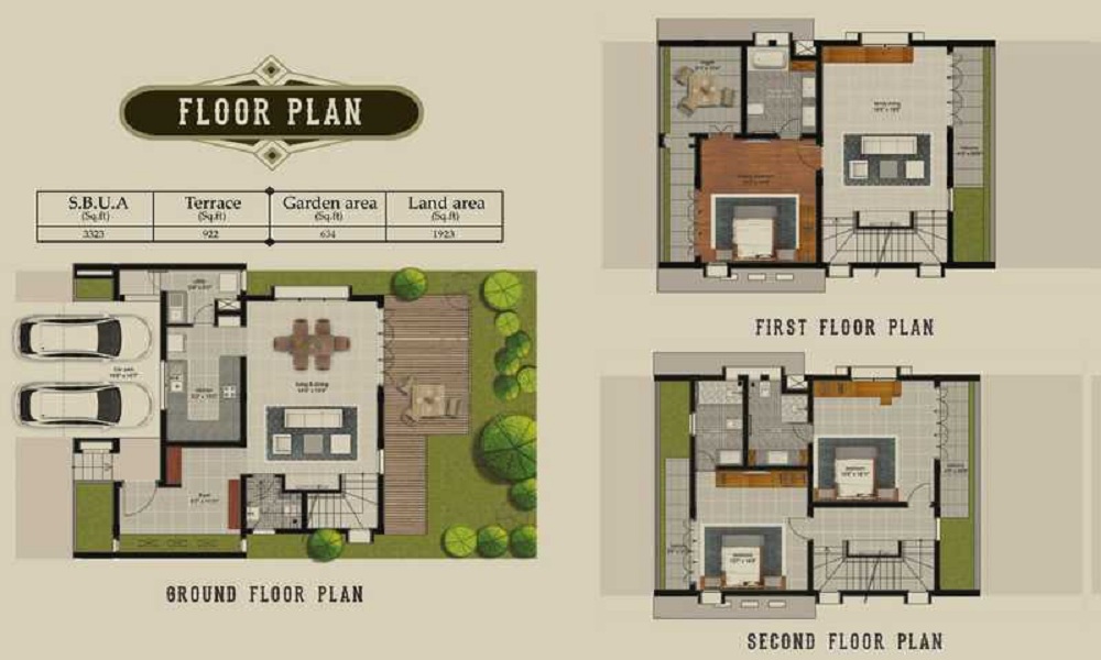 Edifice Builders Villa Valley Floor Plan