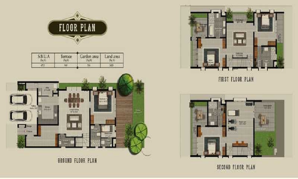 Edifice Builders Villa Valley Floor Plan