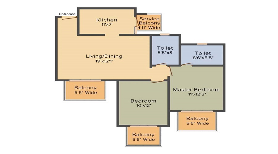 AIPL Zen Residences Floor Plan