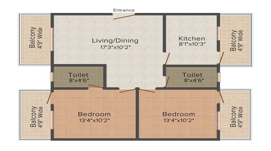 Nanu Sapana Raj Valley Floor Plan