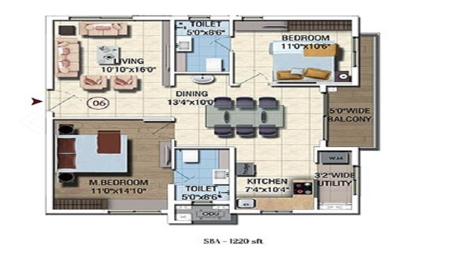 Salarpuria Sattva Magnus Floor Plan