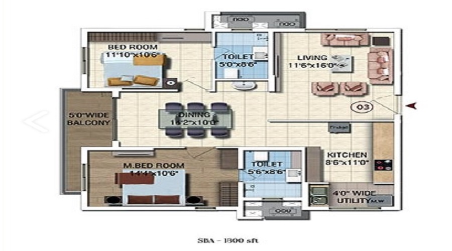 Salarpuria Sattva Magnus Floor Plan