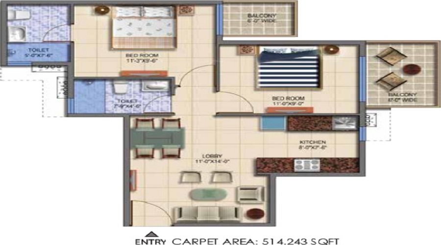 Signature Global The Roselia Floor Plan