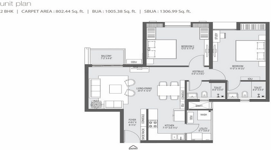 Mahima Florenza Floor Plan