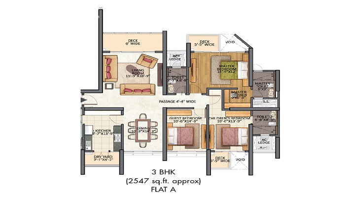 Equinox Realty Water Edge Floor Plan