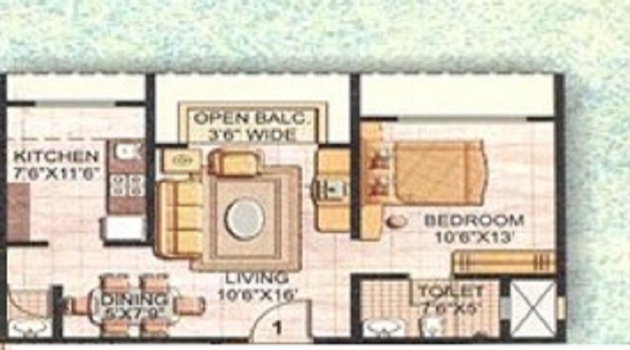 Ekta Meadows Floor Plan