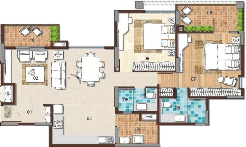 G Corp The Icon Floor Plan