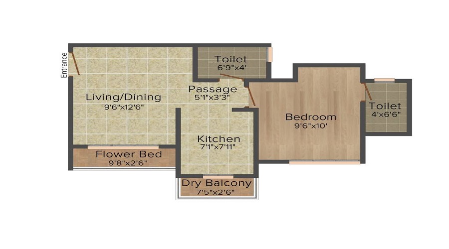 Hubtown Gardenia Floor Plan