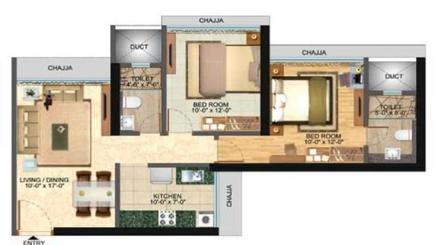 Nrose Northern Heights Floor Plan