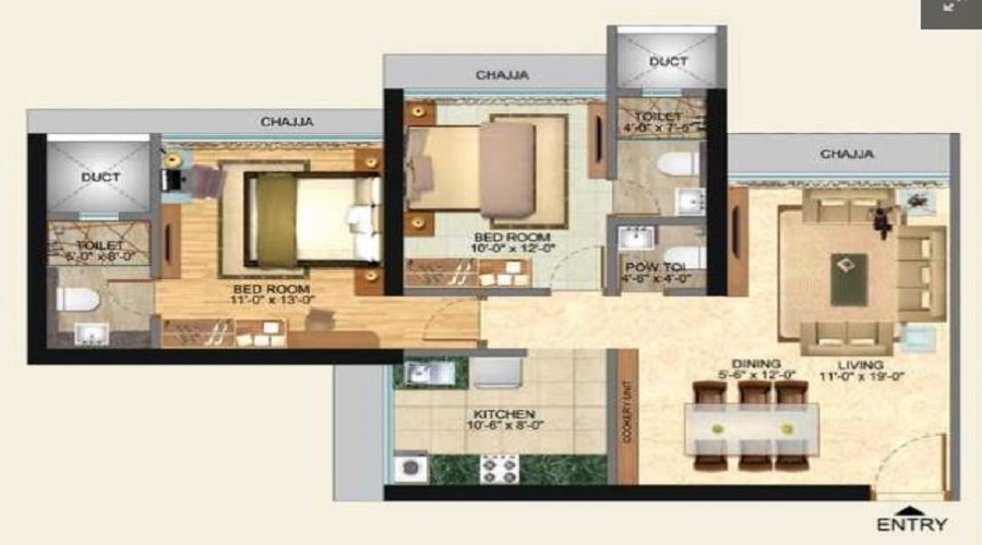 Nrose Northern Heights Floor Plan