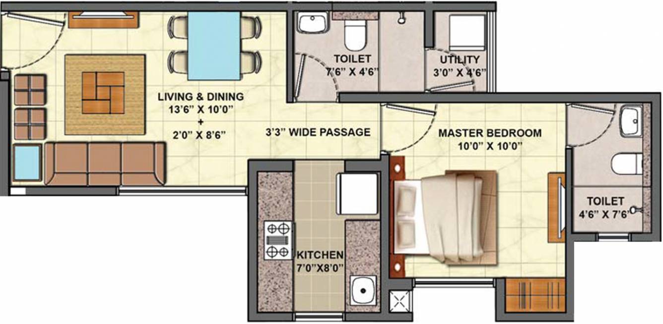 Lodha Casa Marvella Floor Plan