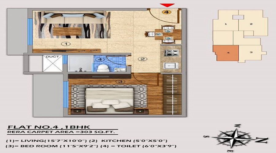 Sanghvi Palash Floor Plan