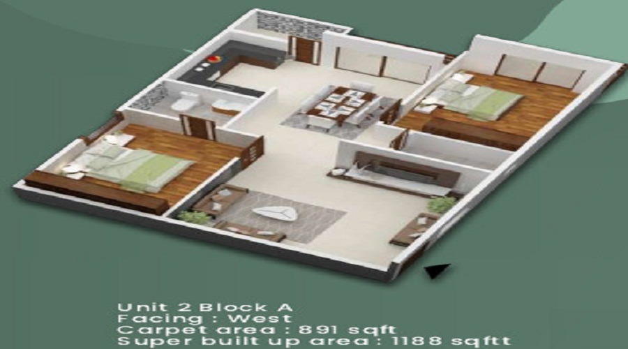 Elegant Exquisite Floor Plan