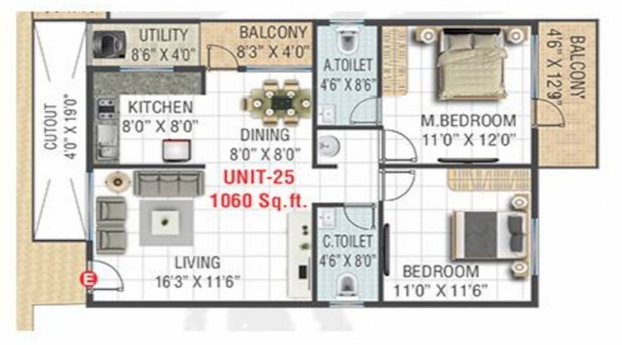 Suraksha Silver Oa Floor Plan