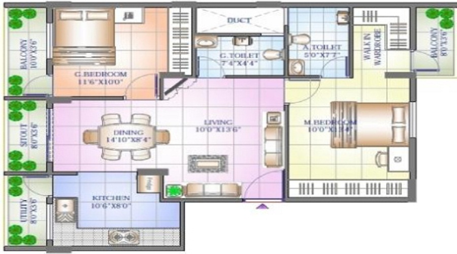 Sowparnika Sanvi II Floor Plan