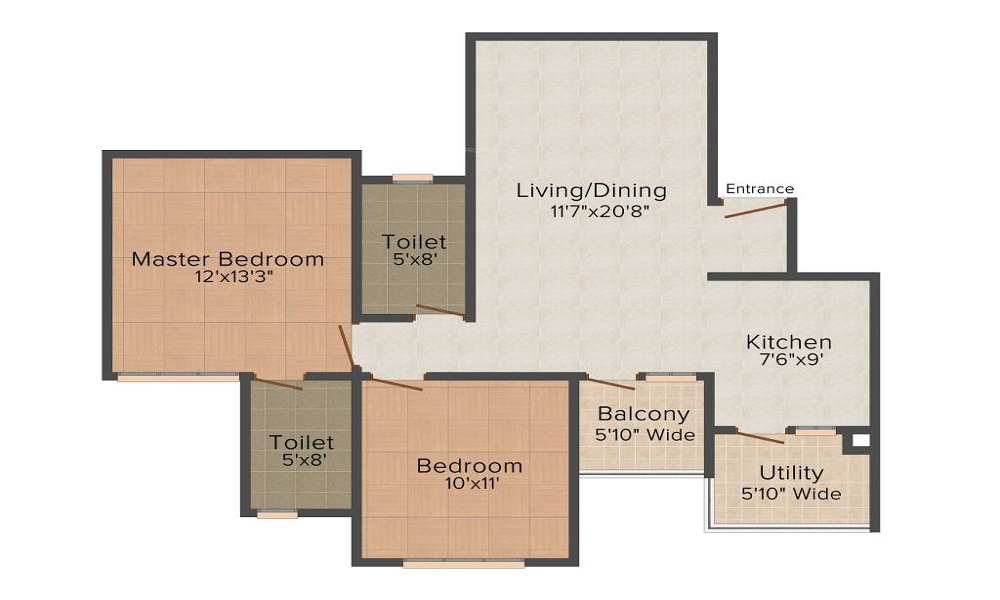 HM Constructions North City Floor Plan