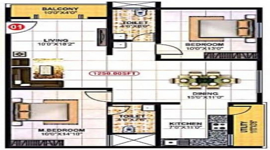 Victory Conrad Floor Plan