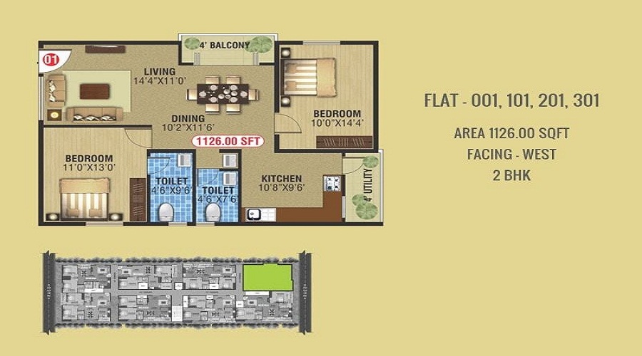 Ankuraa Park View Floor Plan