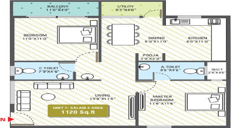 Green Lines Floor Plan