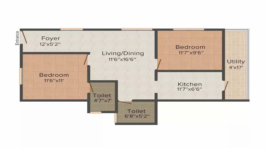 Dharani Homes Floor Plan
