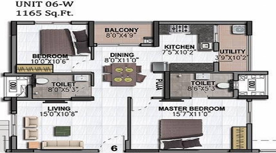 Aparna Maple Floor Plan