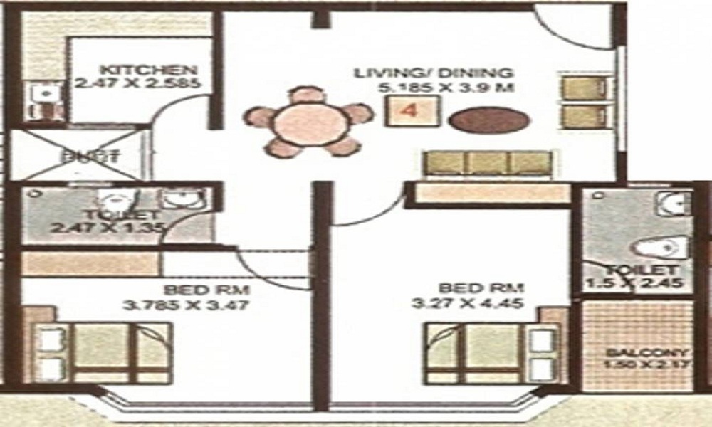 Jai Bhuvan Builders Pvt Ltd HSR Trinity Floor Plan