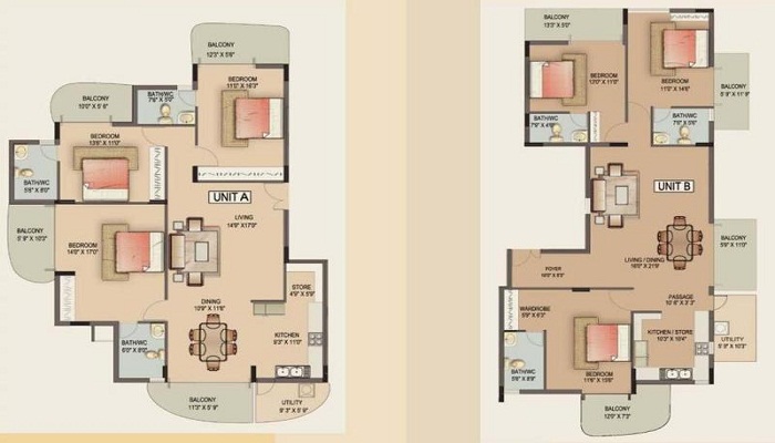 Jain Heights Avalon Apartments Floor Plan