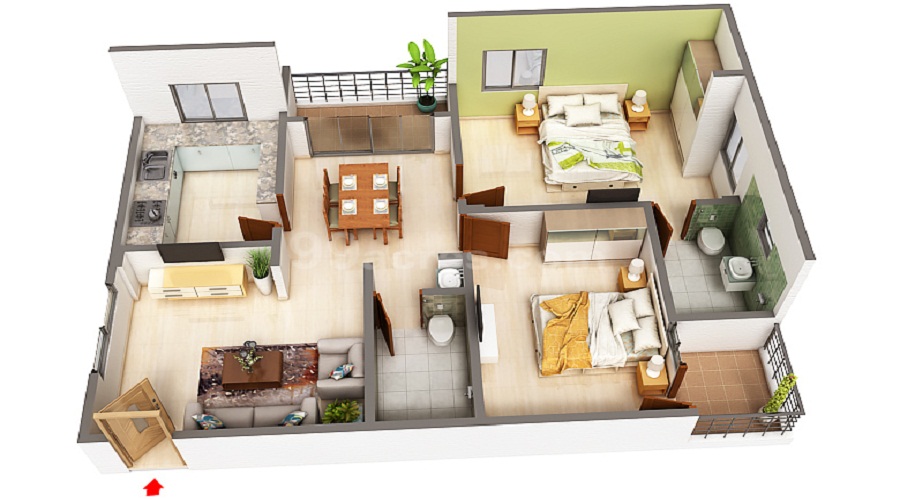 CBR Akshaya Floor Plan