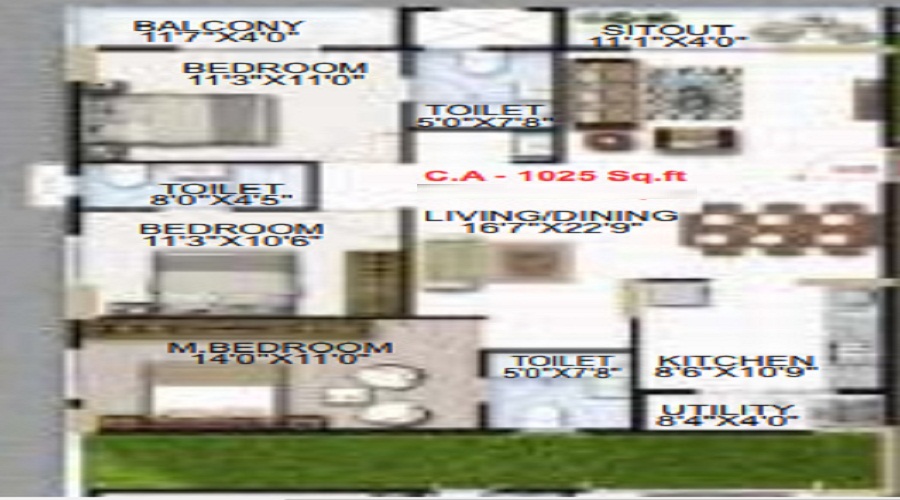 Amrutha Rama Platinum Towers Floor Plan