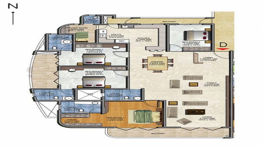 Gravity Nakshatra Floor Plan