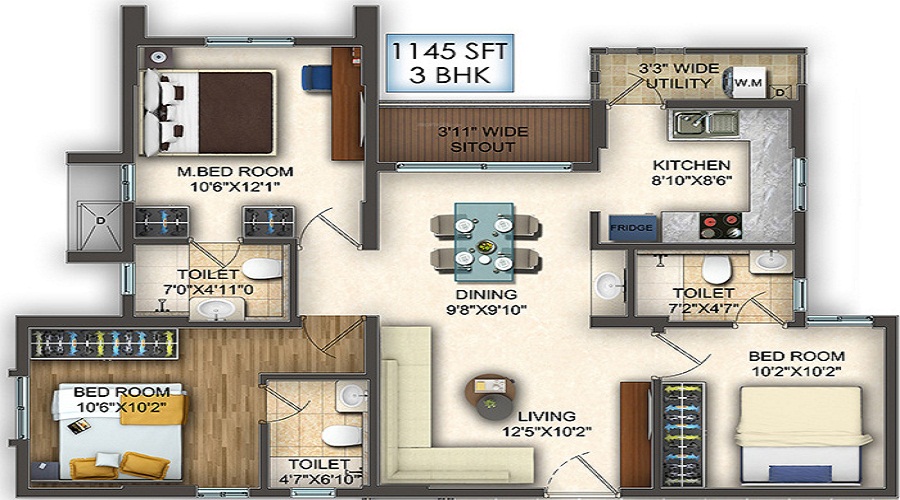 Gravity Nakshatra Floor Plan
