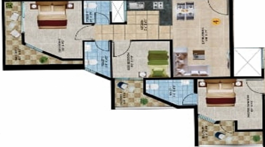 Preeti Proximity Floor Plan